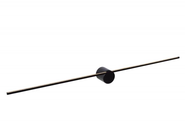 Lucide 12201/90/30 Mizar LED nástěnní svítidlo | Teplá bílá | 10W | Černá