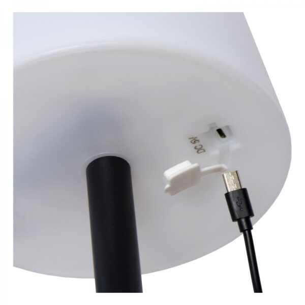 Lucide 13815/02/99 LED stolní lampička | RGB | Teplá bílá | Bílá | Černá | 1,8W