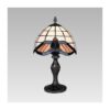 LUXERA 92000147 Tiffany Stolní lampička | E14 | Hnědá