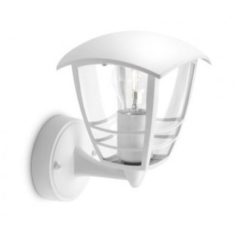 Philips 15380/31/16 Creek Nástěnné venkovní světlo | E27 | Bílá