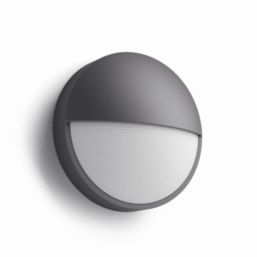 Philips 16455/93/16 Capricorn LED Nástěnné venkovní světlo | Teplá bílá | 6W | Černá