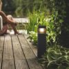 Philips 16481/30/P0 Parterre LED Zahradní sloupkové světlo | Teplá bílá | 8W | Černá