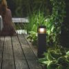 Philips 16481/30/P0 Parterre LED Zahradní sloupkové světlo | Teplá bílá | 8W | Černá
