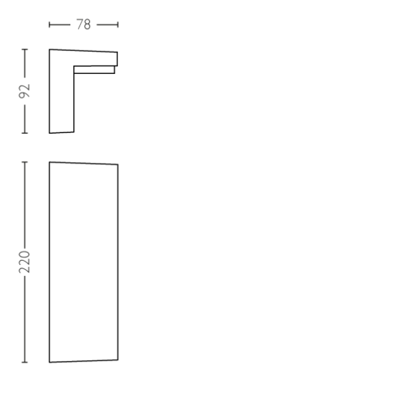 Philips 16483/93/P0 Bustan LED Nástěnné venkovní světlo | Teplá bílá | 2x4,5W | Černá