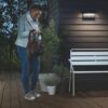 Philips 16484/93/P3 Bustan LED Nástěnné venkovní světlo | Přírodní bílá | 4,5W | Černá