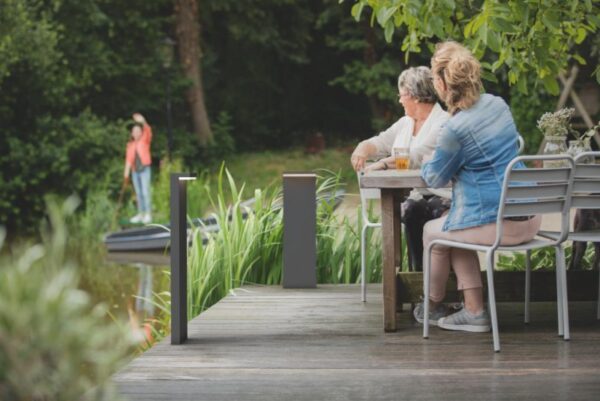 Philips 16486/93/P0 Bustan LED venkovní svítidlo | Teplá bílá | 2x4,5W | Černá