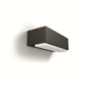 Philips 16487/93/P0 Stratosphere LED Nástěnné venkovní světlo | Teplá bílá | 2x4,5W | Šedá