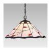 LUXERA 92000172 Tiffany Lustr | E27 | Hnědá