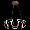LUXERA 91018201 Passo LED stropní svítidlo | Teplá bílá | 38W | Bílá | Hnědá