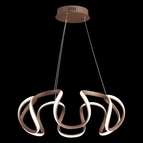 LUXERA 91018201 Passo LED stropní svítidlo | Teplá bílá | 38W | Bílá | Hnědá