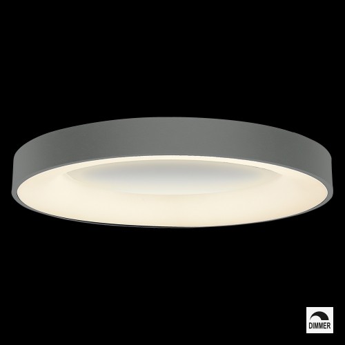 LUXERA 91018402 Gentis LED stropní svítidlo | Přírodní bílá | 80W | Bílá | Šedá