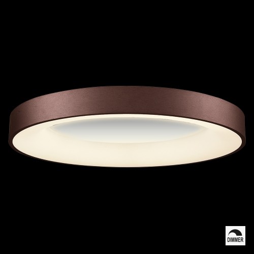LUXERA 91018403 Gentis LED stropní svítidlo | Přírodní bílá | 80W | Bílá | Hnědá