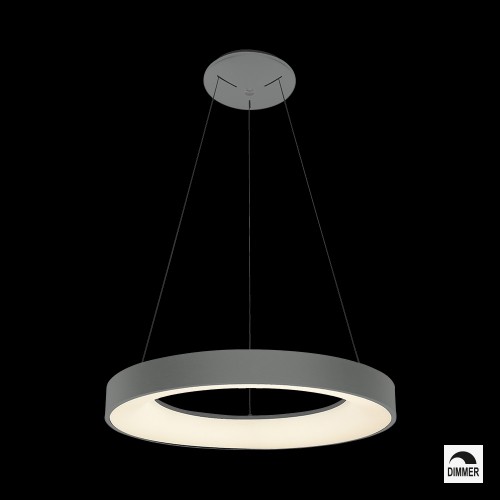 LUXERA 91018404 Gentis LED stropní svítidlo | Přírodní bílá | 40W | Bílá | Šedá