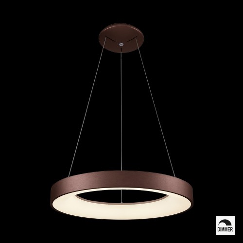 LUXERA 91018405 Gentis LED stropní svítidlo | Přírodní bílá | 40W | Bílá | Hnědá