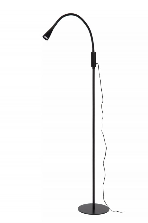Lucide 18756/03/30 Zozy LED Stmívatelná stojací lampa | Teplá bílá | Černá | 4W | 4