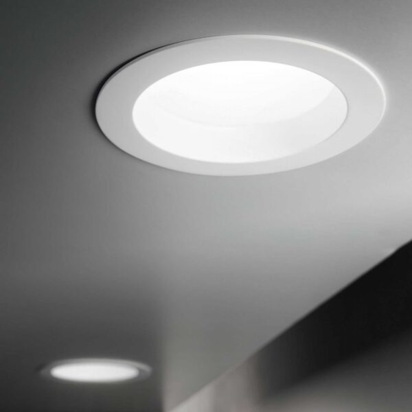 Ideal lux 193533 Basic Wide LED bodové svítidlo | Teplá bílá | 20W | Bílá