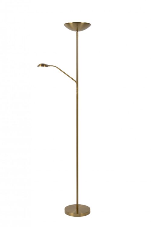 Lucide 19791/24/02 LED Stmívatelná stojací lampa | Teplá bílá | Barevný kov | Mosaz | 20W