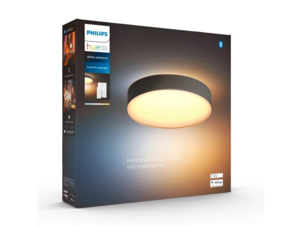 Philips Hue 41159/30/P6 Smart LED stropní svítidlo | Variabilní | 19,2W | Černá