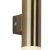 Searchlight 96002100AB LED Nástěnné venkovní světlo | Teplá bílá | 8W | Barevný kov | Mosaz