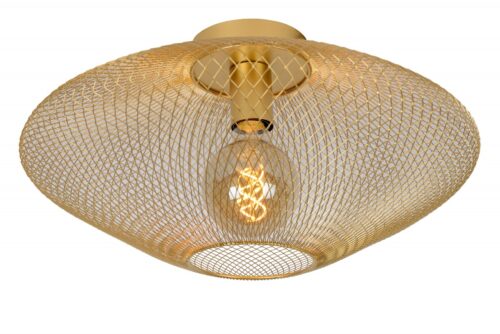Lucide 21123/45/02 Mesh Přisazené stropní svítidlo | E27 | Barevný kov | Mosaz