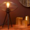 Lucide 21523/01/30 Mesh Stolní lampička | E27 | Černá