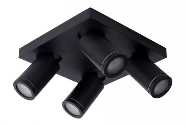 Lucide 09930/20/30 LED bodové svítidlo | Teplá bílá | 4x5W | Černá