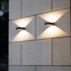 Trio 220760142 Reno LED Nástěnné venkovní světlo | Teplá bílá | 4W | Černá