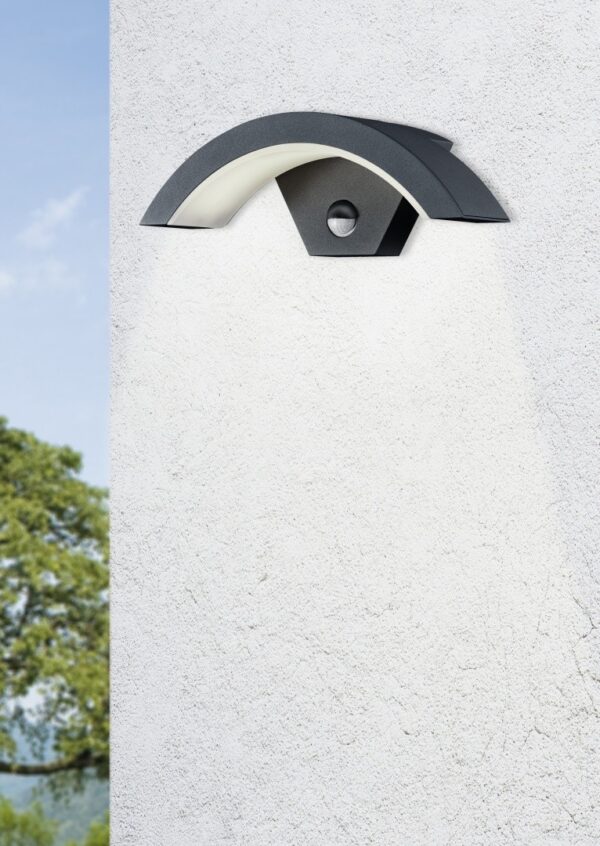 Trio 220969142 Ohio LED Nástěnné venkovní světlo | Teplá bílá | 6W | Černá