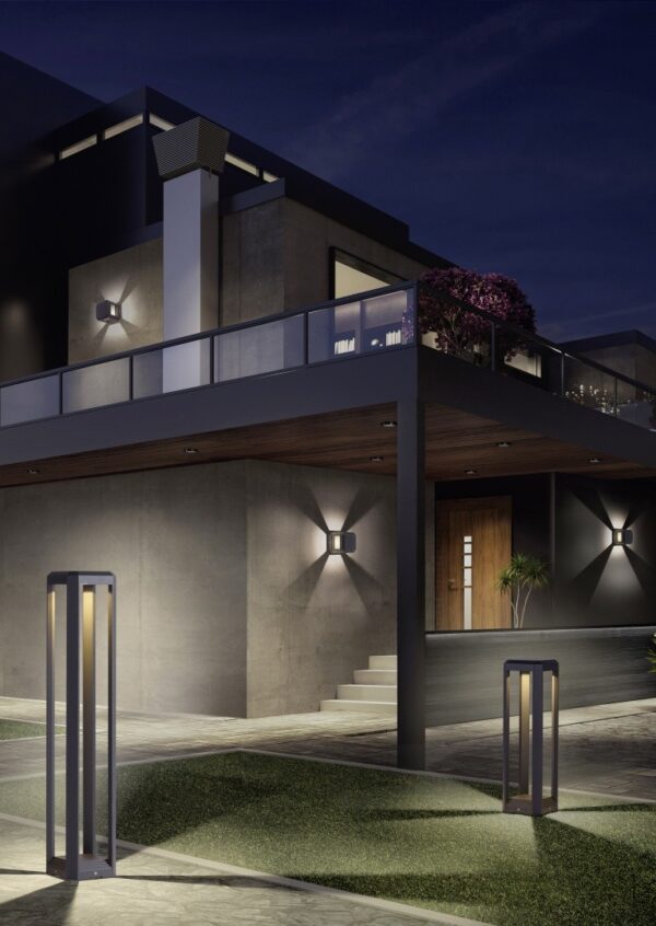 Trio 222360142 Logone LED venkovní svítidlo | Teplá bílá | 11W | Černá