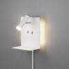 Trio 222570231 Element LED nástěnní svítidlo | Teplá bílá | 3W | Bílá