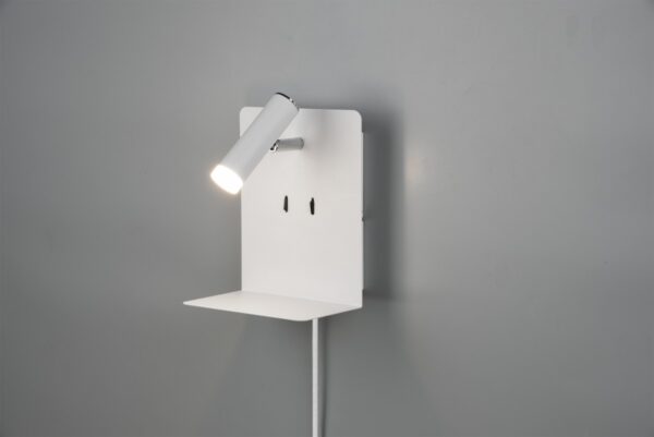 Trio 222570231 Element LED nástěnní svítidlo | Teplá bílá | 3W | Bílá