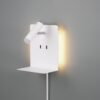 Trio 222570231 Element LED nástěnní svítidlo | Teplá bílá | 3W | Bílá
