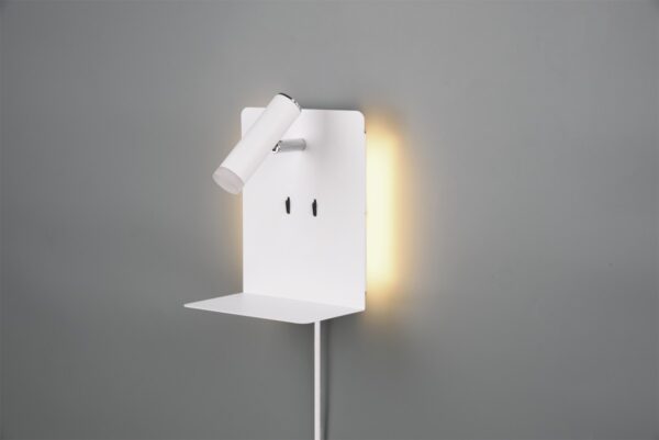Trio 222570231 Element LED nástěnní svítidlo | Teplá bílá | 3W | Bílá