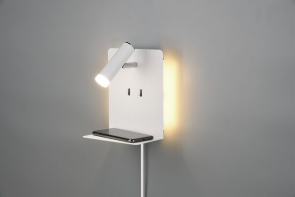 Trio 222570231 Element LED nástěnní svítidlo | Teplá bílá | 3W | Bílá