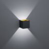 Trio 223310132 Louis LED nástěnní svítidlo | Teplá bílá | 4W | Černá