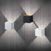 Trio 223310132 Louis LED nástěnní svítidlo | Teplá bílá | 4W | Černá