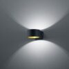 Trio 223410132 Lacapo LED nástěnní svítidlo | Teplá bílá | 4W | Černá