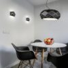 Trio 223510132 Zandor LED nástěnní svítidlo | Teplá bílá | 6=500lmW | Černá