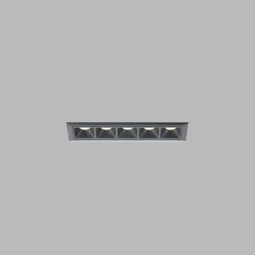 LED2 2250933DT Linear LED Zápustné osvětlení | Teplá bílá | 10W | Černá