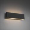 Trio 225172942 Concha LED nástěnní svítidlo | Teplá bílá | 2X6=2x600lmW | Černá