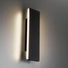 Trio 225172942 Concha LED nástěnní svítidlo | Teplá bílá | 2X6=2x600lmW | Černá