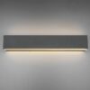 Trio 225174742 Concha LED nástěnní svítidlo | Teplá bílá | 2X9=2x900lmW | Bílá | Černá