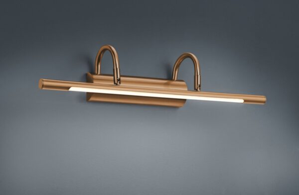 Trio 225210104 Cuadro LED nástěnní svítidlo | Teplá bílá | 8W | Barevný kov | Mosaz