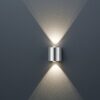 Trio 225510207 Wales LED nástěnní svítidlo | Teplá bílá | 2x3W | Kov | Nikl