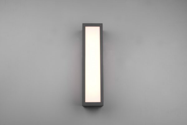 Trio 226260142 Fuerte LED Nástěnné venkovní světlo | Teplá bílá | Černá | 10,5W
