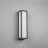 Trio 226260142 Fuerte LED Nástěnné venkovní světlo | Teplá bílá | Černá | 10,5W
