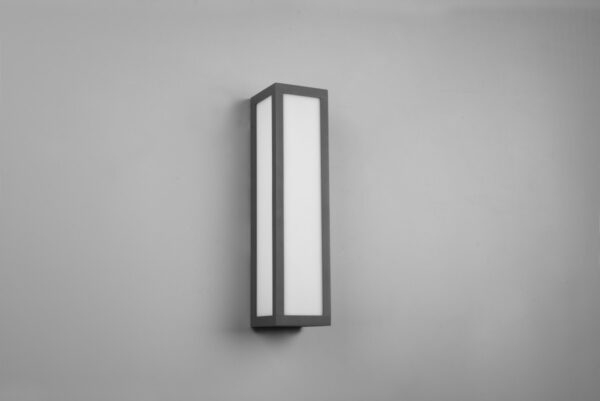 Trio 226260142 Fuerte LED Nástěnné venkovní světlo | Teplá bílá | Černá | 10,5W