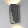 Trio 226560242 Tay LED Nástěnné venkovní světlo | Teplá bílá | 2x4W | Černá