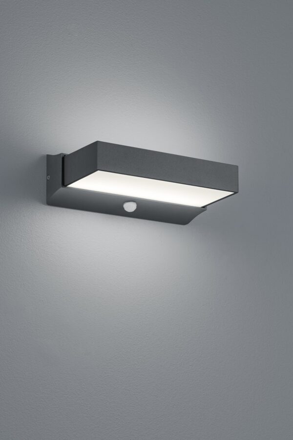 Trio 226669242 Cuando LED Nástěnné venkovní světlo | Teplá bílá | 11W | Černá
