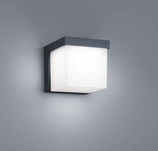 Trio 228260142 Yangtze LED Nástěnné venkovní světlo | Teplá bílá | 3W | Černá